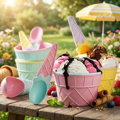 Best waffle ice cream bowl set - sugar bowls & creamers | 2026 | fast shipping