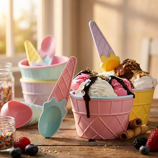 Best waffle ice cream bowl set - sugar bowls & creamers | 2026 | fast shipping