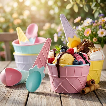 Best waffle ice cream bowl set - sugar bowls & creamers | 2026 | fast shipping