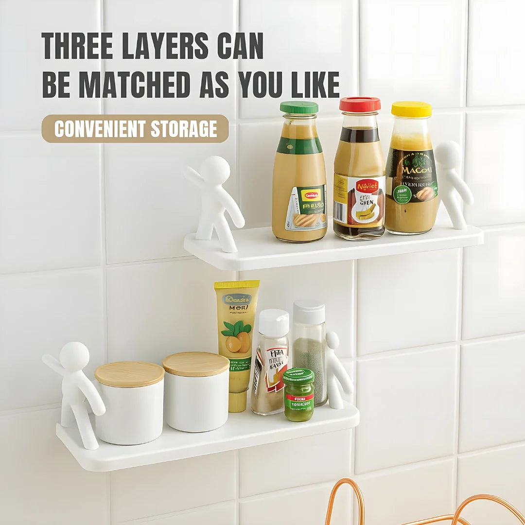 Wall Hanging Bathroom Shelf Storage Rack