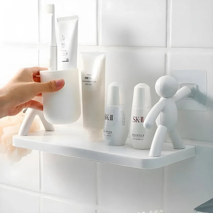 Wall Hanging Bathroom Shelf Storage Rack