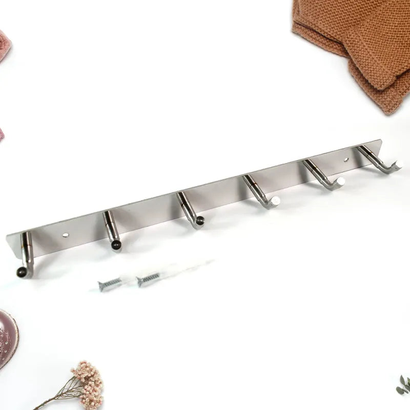 Best wall mounted coat 6 hook rack (32x3) utility hooks | 2025 | fast shipping