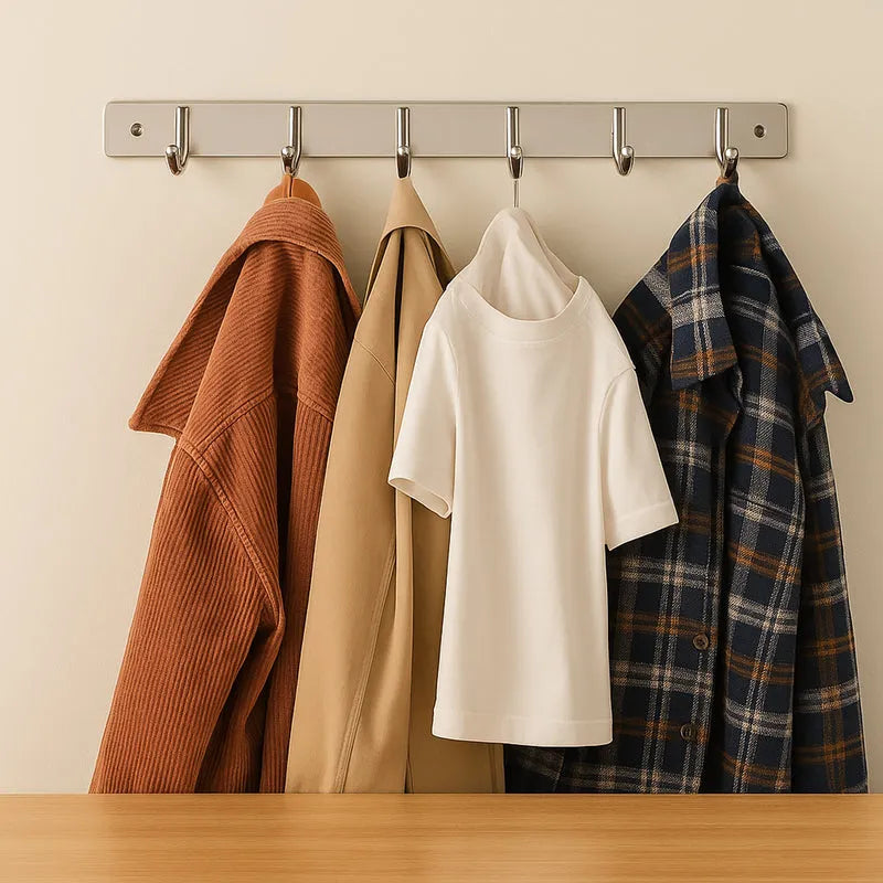Best wall mounted coat 6 hook rack (32x3) utility hooks | 2025 | fast shipping