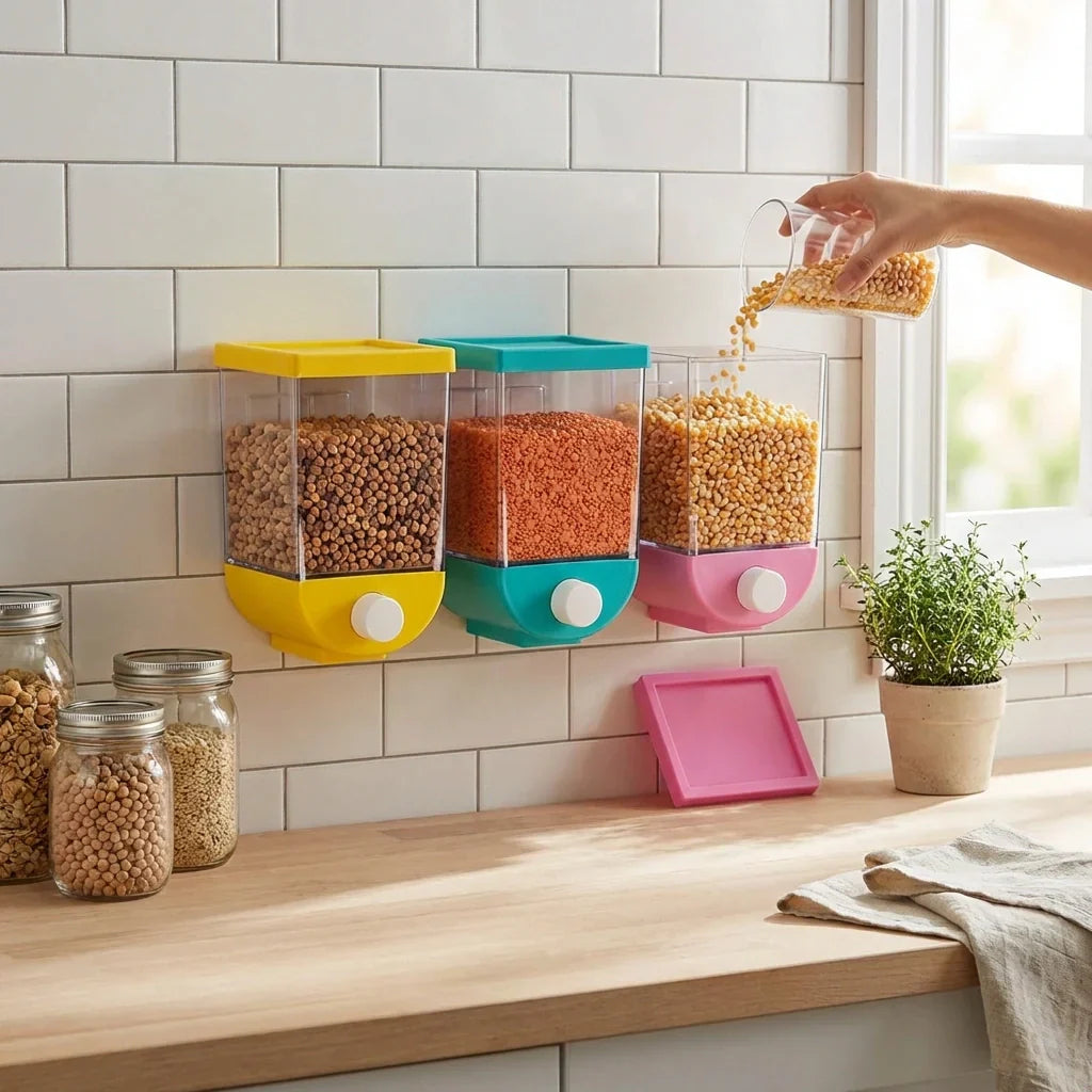 Best wall mounted food dispenser - storage containers | 2026 | fast shipping