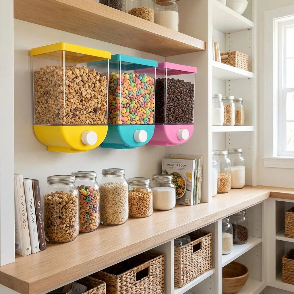 Best wall mounted food dispenser - storage containers | 2026 | fast shipping
