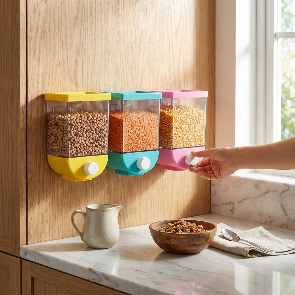 Best wall mounted food dispenser - storage containers | 2026 | fast shipping