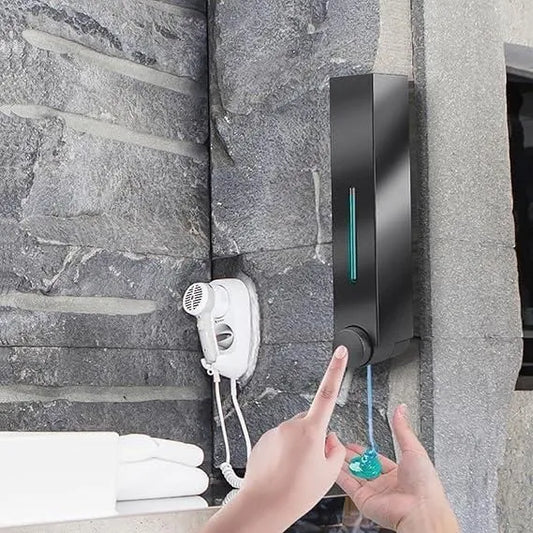 Wall Mounted Manual Push Button Liquid Soap Dispenser bathroom