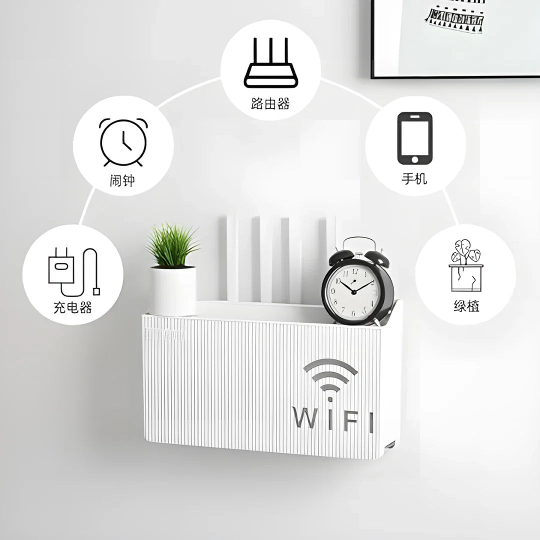 Wall Mounted Router Storage Box