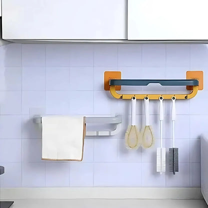 Wall Mounted Towel Holder with Hook