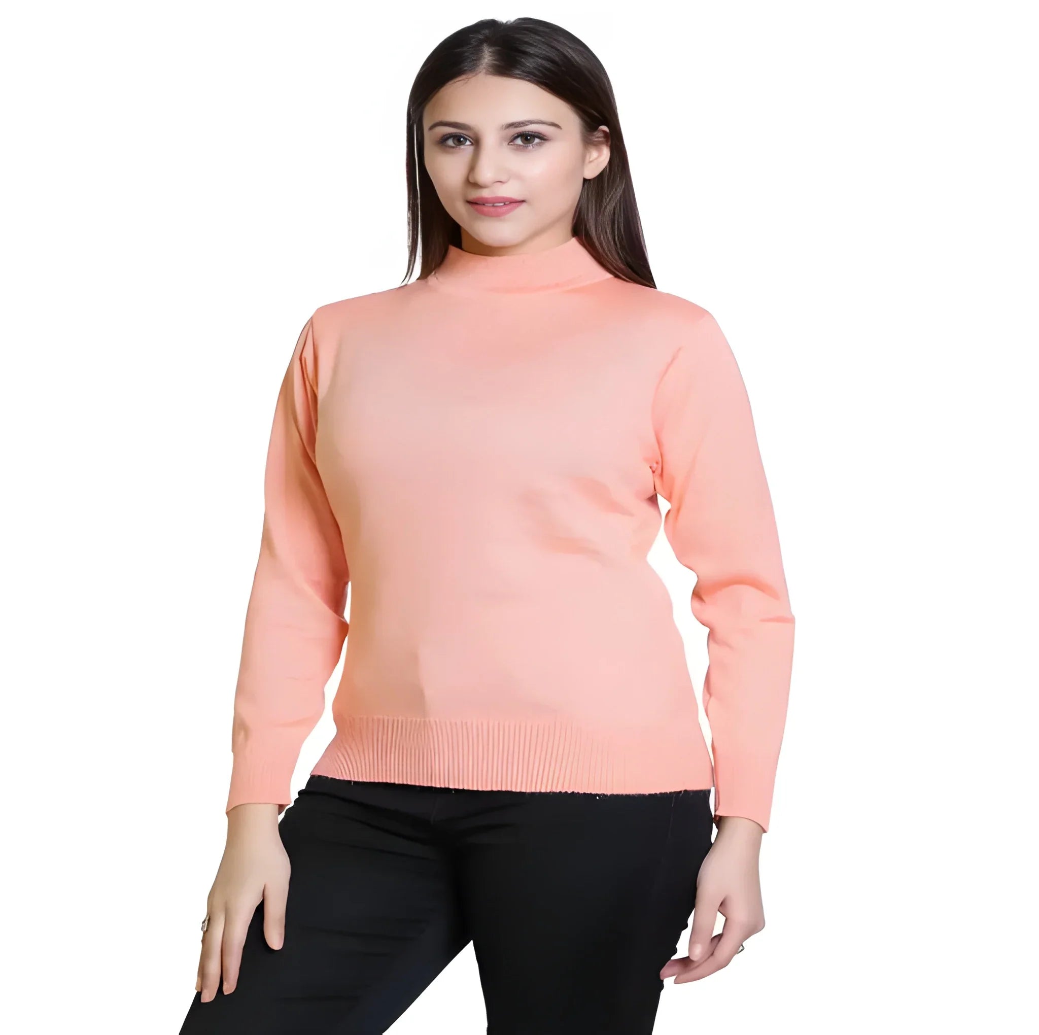 Warm Woolen High Neck Sweater