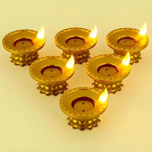 Water Pouring Diya Led Light