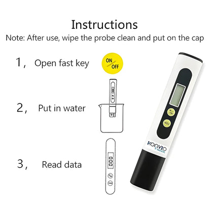 Water TDS Meter Tester