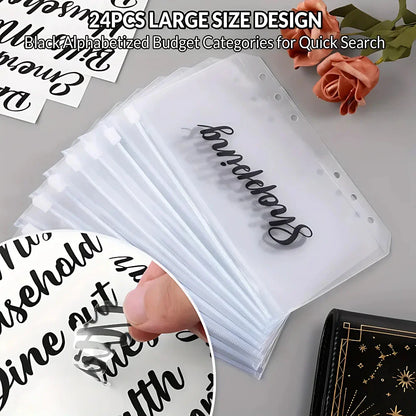 Waterproof Budget Binder Notebook