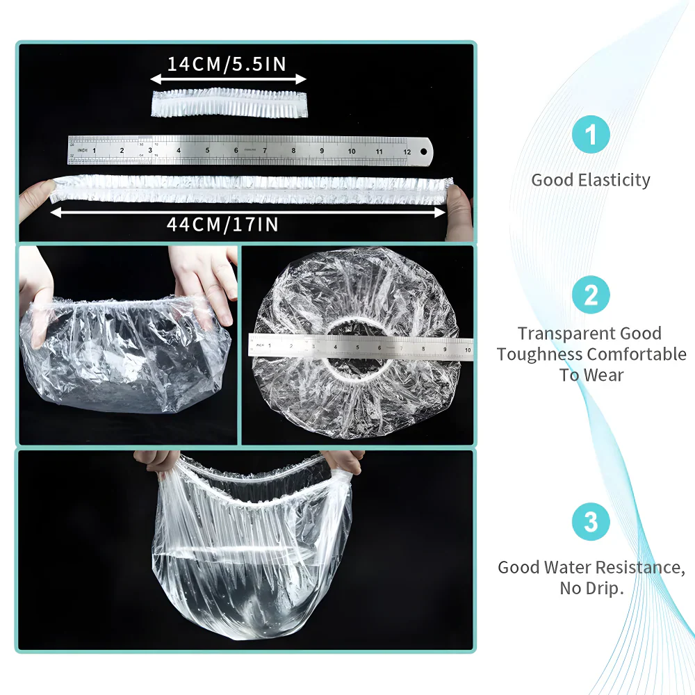 Waterproof Disposable Shower Caps - Health & Personal Care