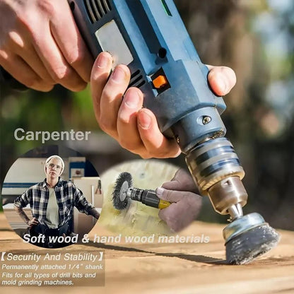 Wheel Brush 3’’ Drill To Metal Connector