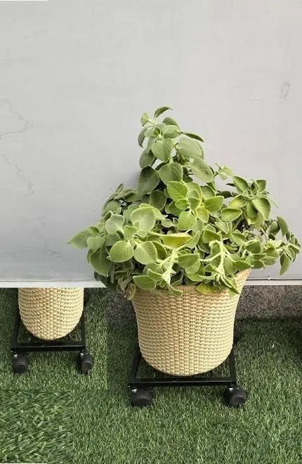 Wheel Pot Stand For Planters home decor