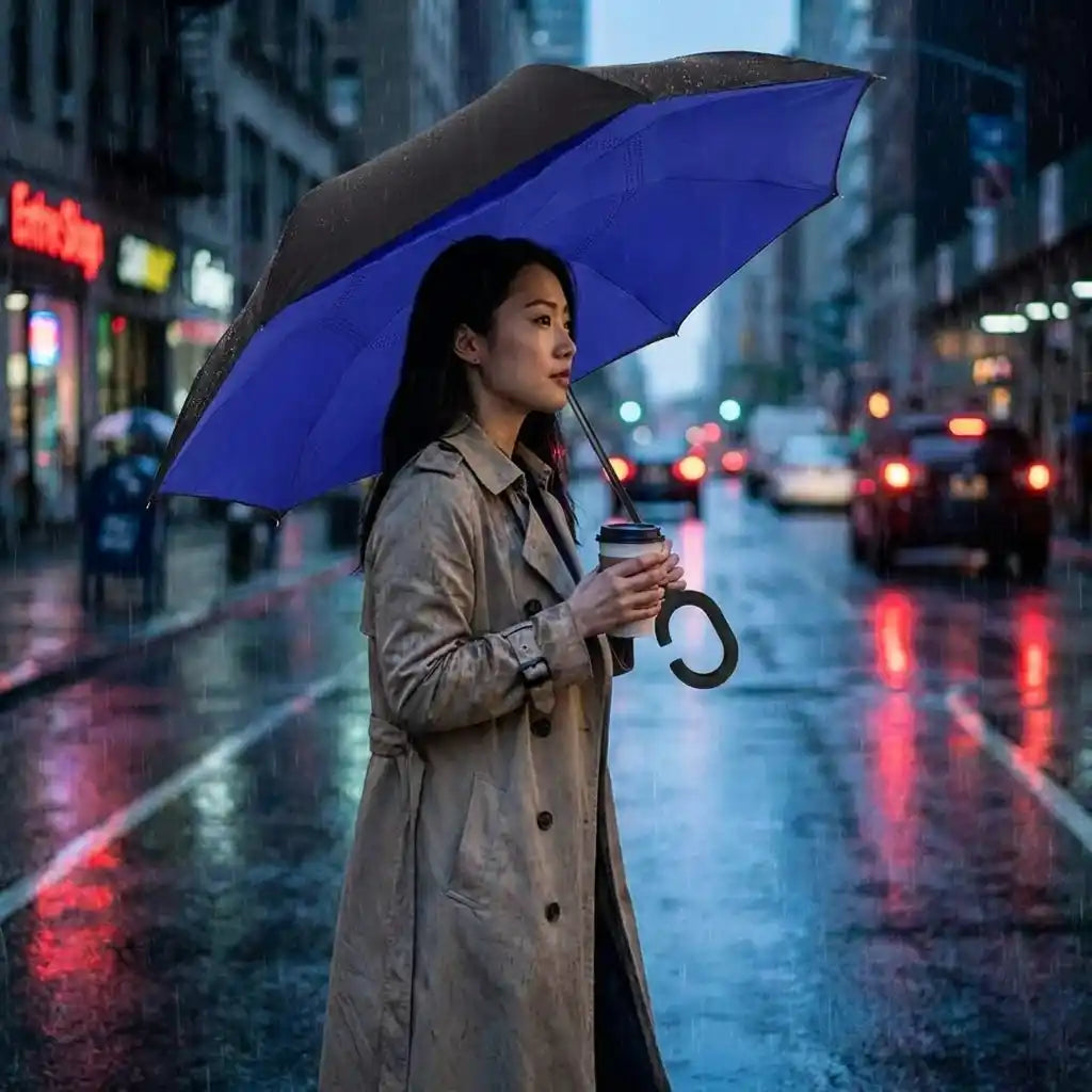 Best windproof reverse umbrella – c handle - rain umbrellas | 2026 | fast shipping