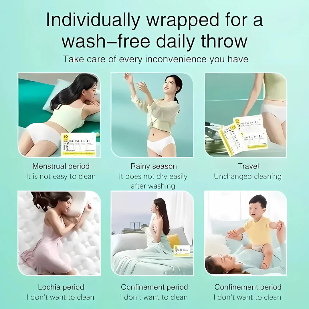 Women’s Disposable Panties Set of 5