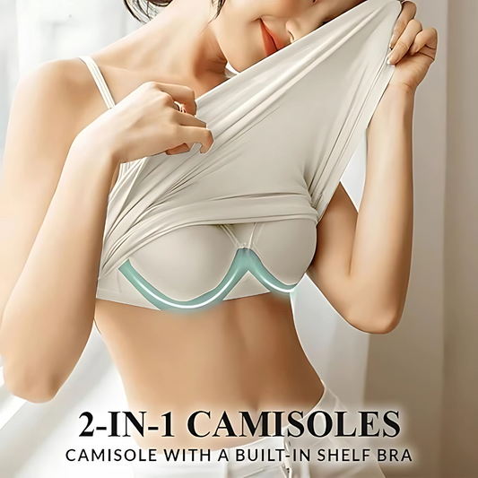 Women’s Loose Cami with Built in Tank Top (Pack of 2)