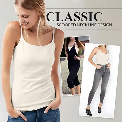Women’s Loose Cami with Built in Tank Top (Pack of 2)