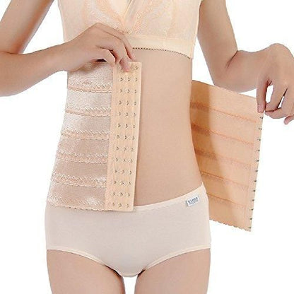Women’s Waist Trainer Corset for Everyday Wear Steel Boned Tummy Control Body Shaper with Adjustable Hooks and Belt