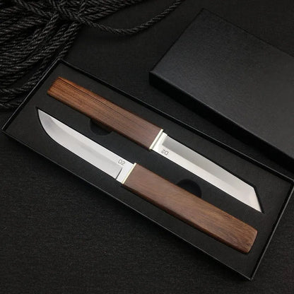 Wooden 2 IN 1 Kitchen Knife Set Stainless Steel Blade Kitchenware