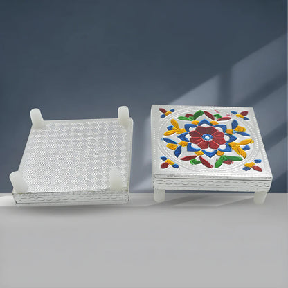 Best wooden meenakari chowki - decor | 2025 | fast shipping