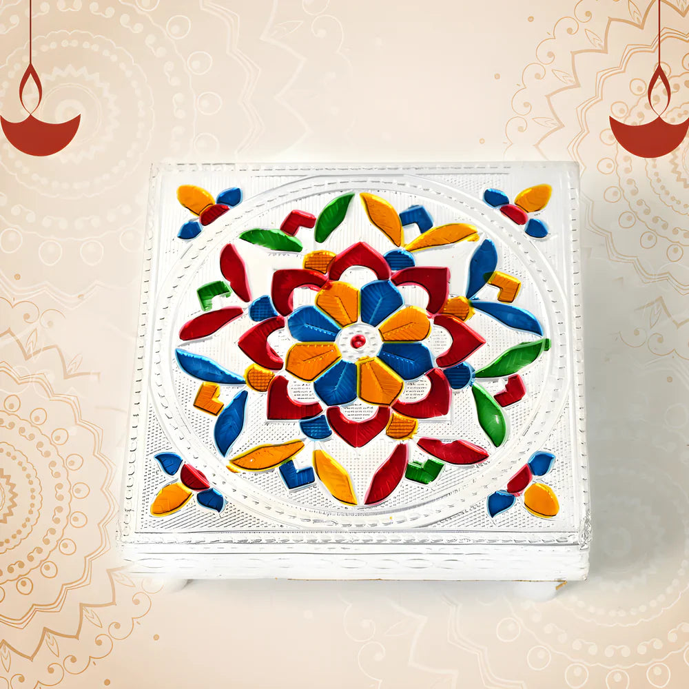 Best wooden meenakari chowki - decor | 2025 | fast shipping