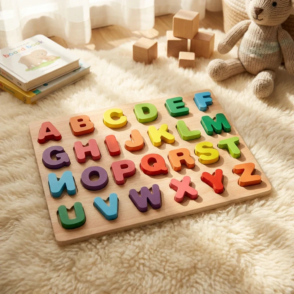 Best wooden puzzle board abc letters - toys & games | 2026 | fast shipping