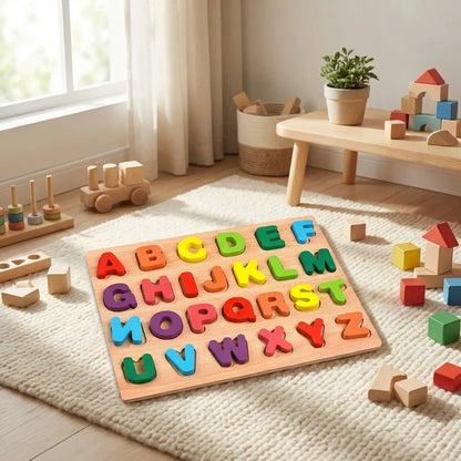 Best wooden puzzle board abc letters - toys & games | 2026 | fast shipping
