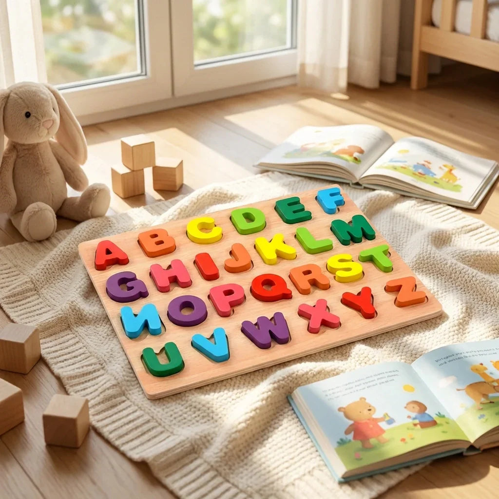 Best wooden puzzle board abc letters - toys & games | 2026 | fast shipping