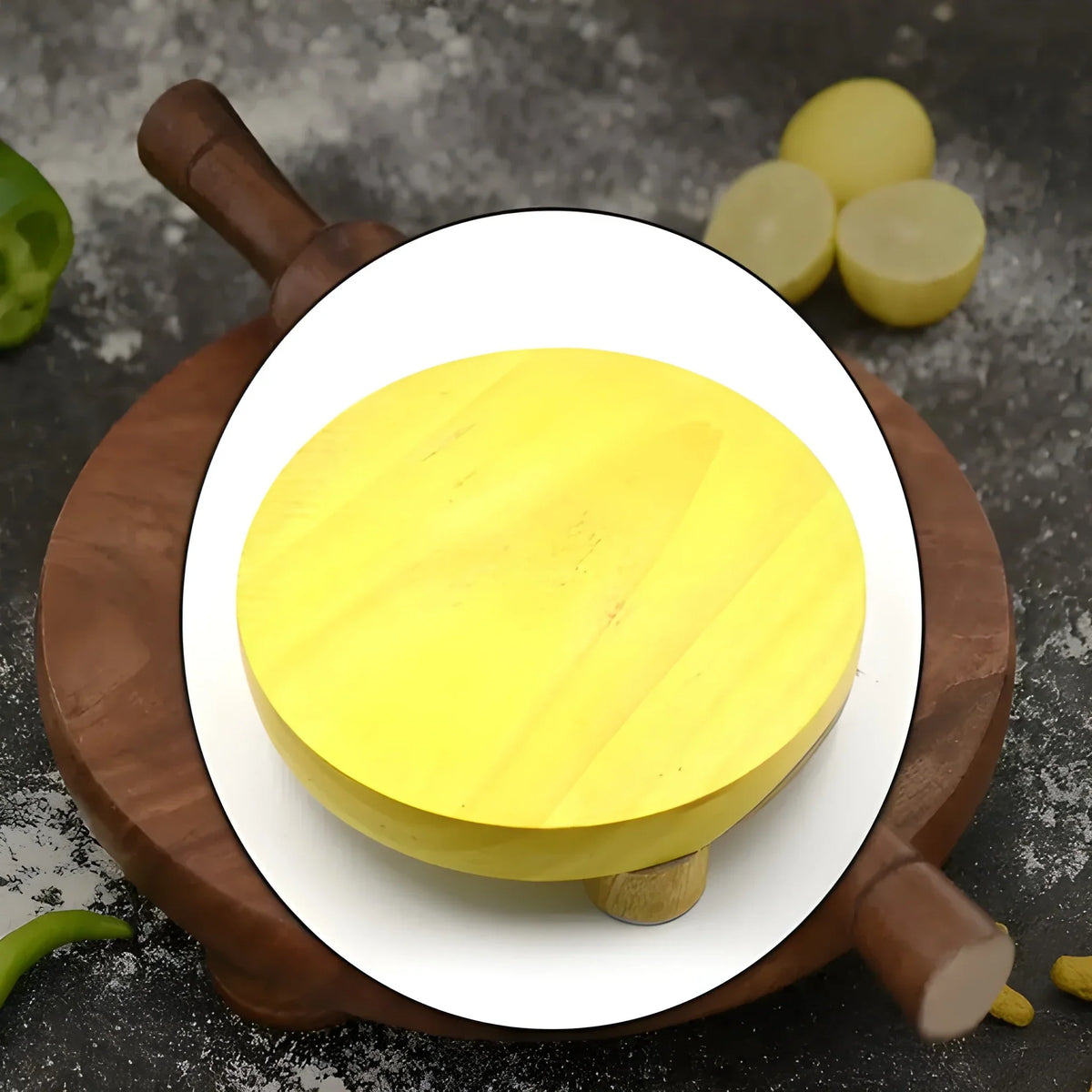 Set Roti Wooden roti making set - factorybuy – MaxSmile
