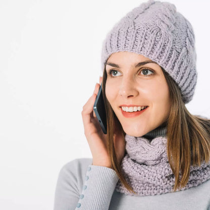 Best wool knit winter beanie with fur lining - hats | 2025 | fast shipping