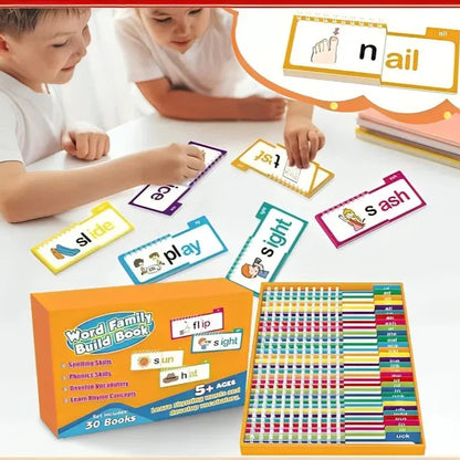 Words & Images Reading Flip Book Early Educational Interactive