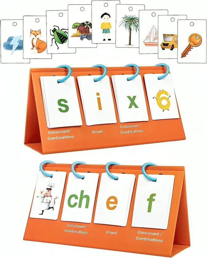 Words & Images Reading Flip Book Early Educational Interactive