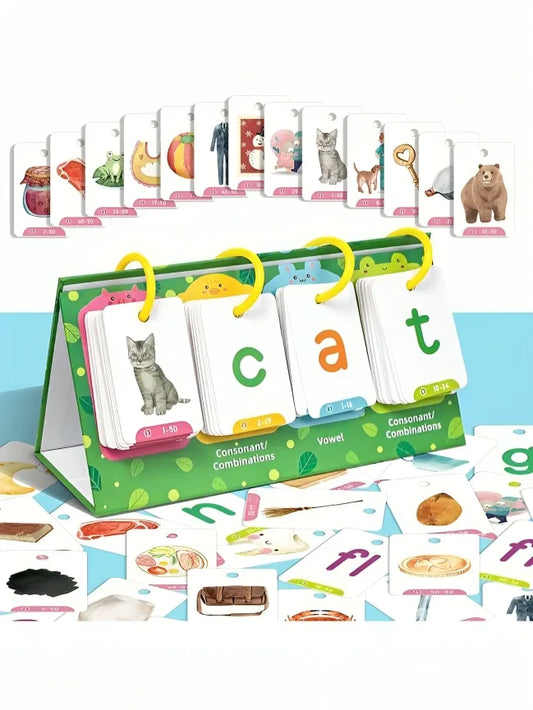Words & Images Reading Flip Book Early Educational Interactive