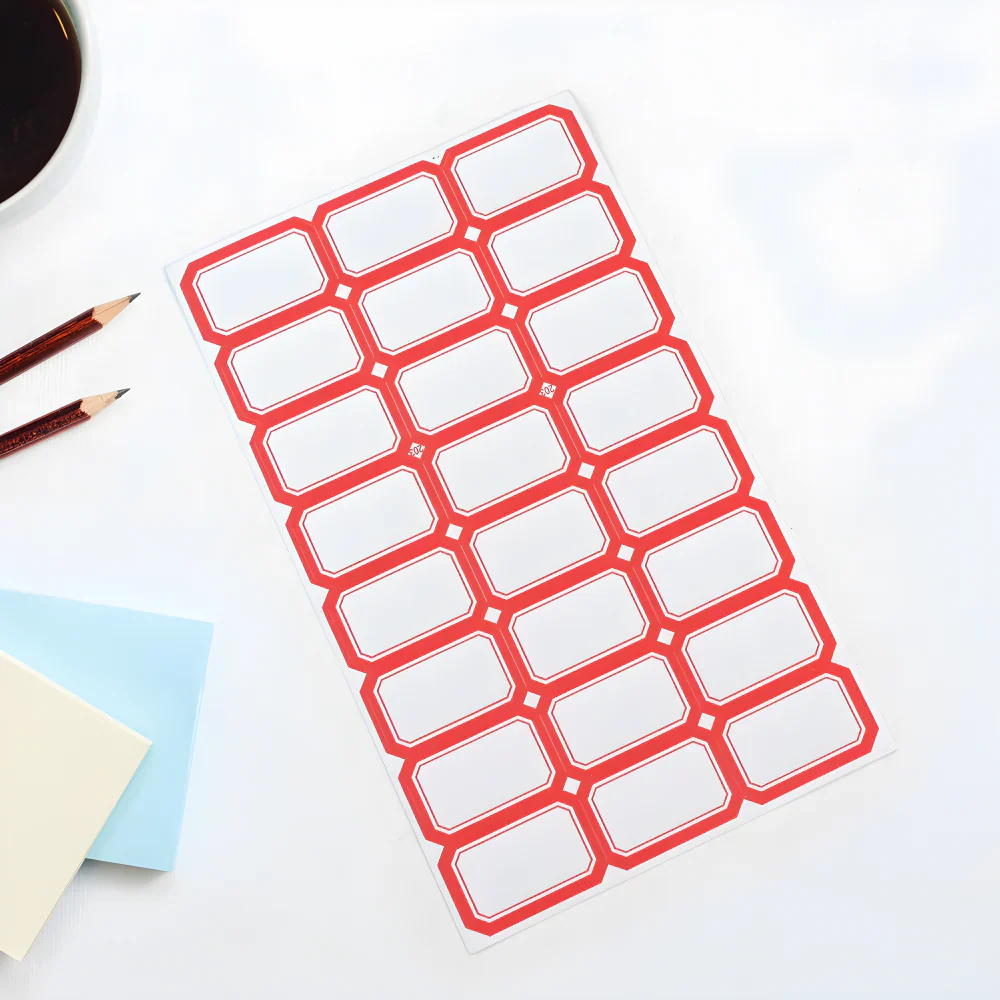 Writable Label Sticker Sheets - Office Products