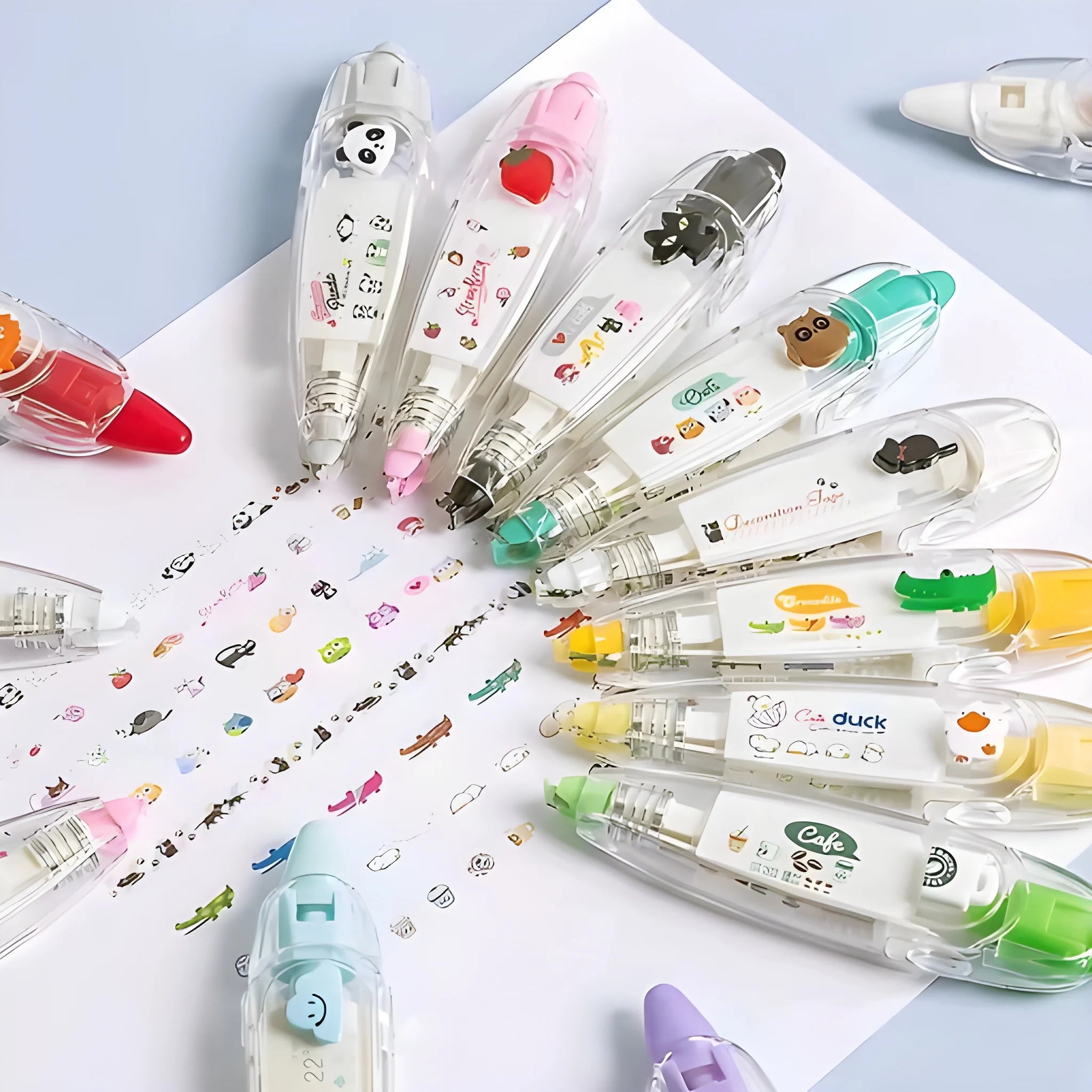 Cute Sticker Tape Pen