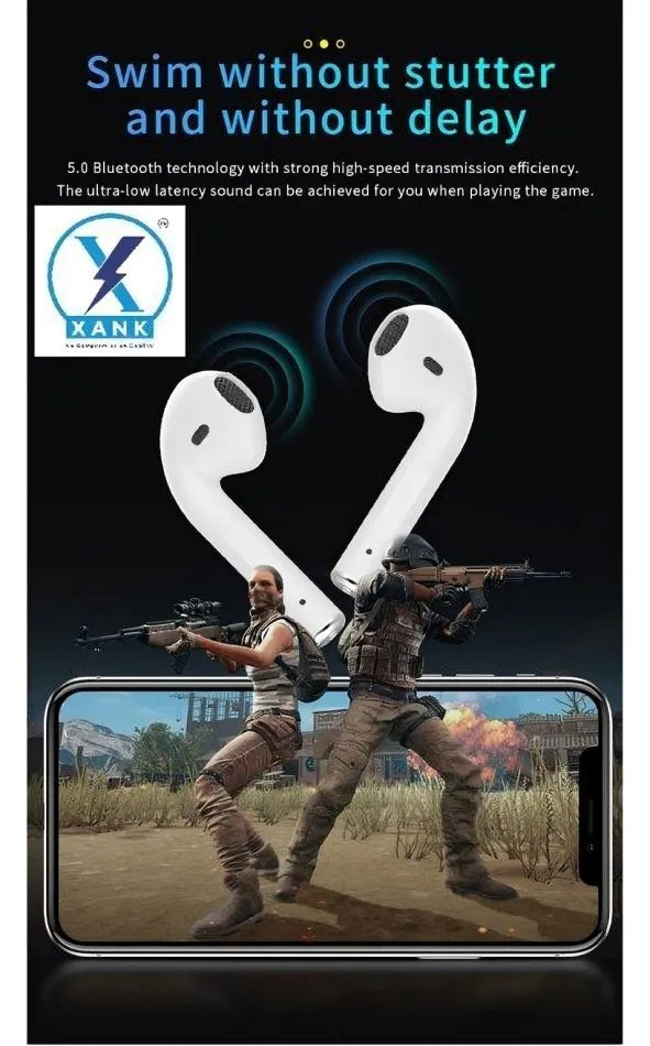XANK i12 Earbuds with Charging Case Support All Smartphones & Tablets