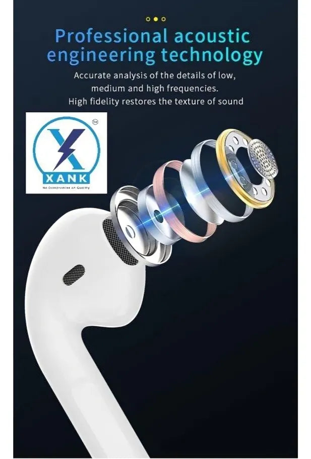 XANK i12 Earbuds with Charging Case Support All Smartphones & Tablets