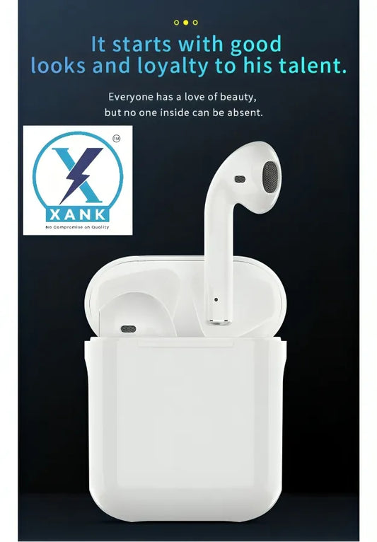 XANK i12 Earbuds with Charging Case Support All Smartphones & Tablets