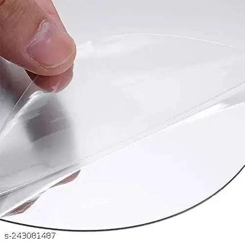 BIG SIZE 30cm * 20cm) Oval Shape Wall Sticker Mirror (Non-Glass) Unbreakable  Plastic Sheet for