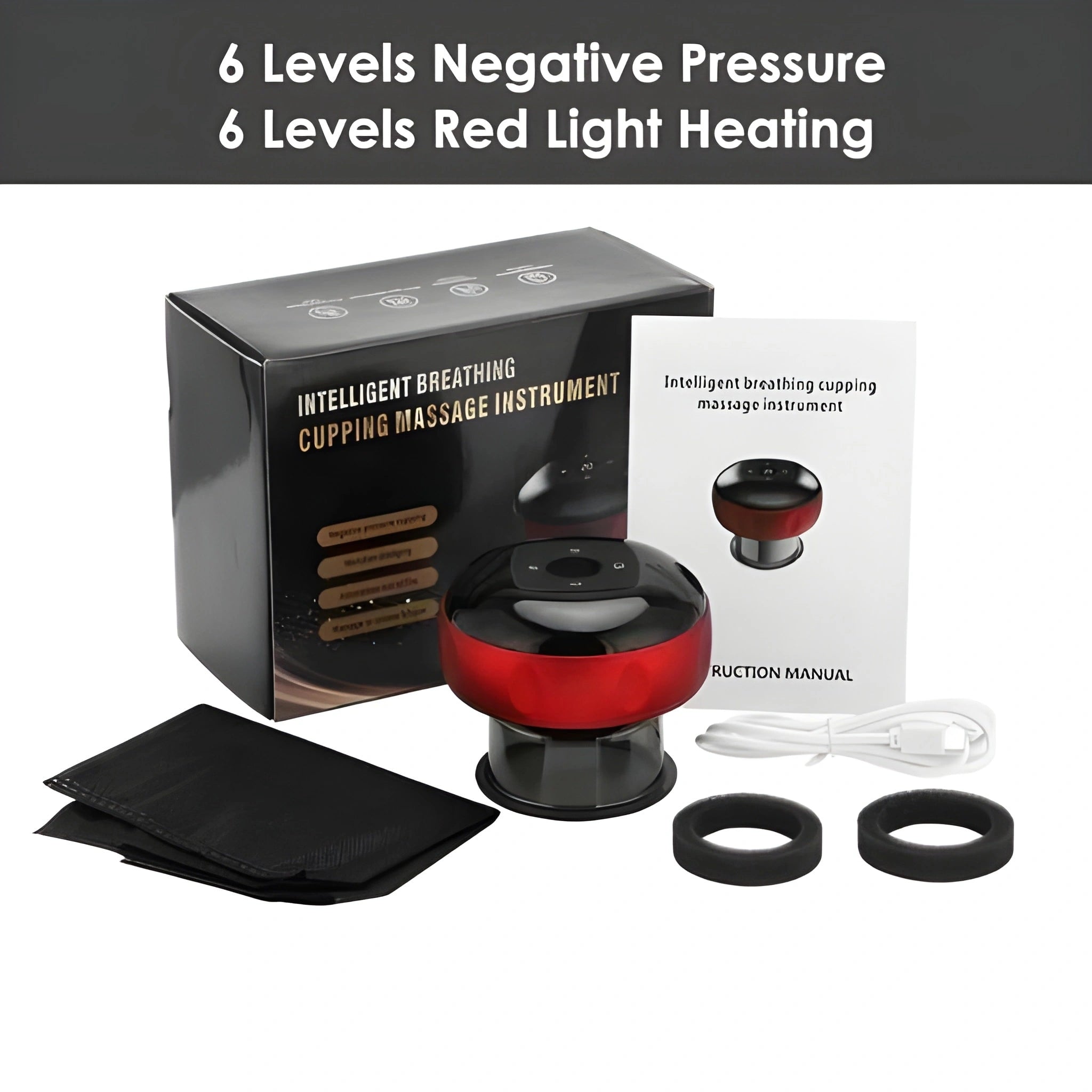Electric Cupping Machine with Heat – 12 Levels