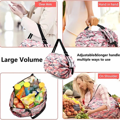 Zip Top Foldable Tote Travel Bags
