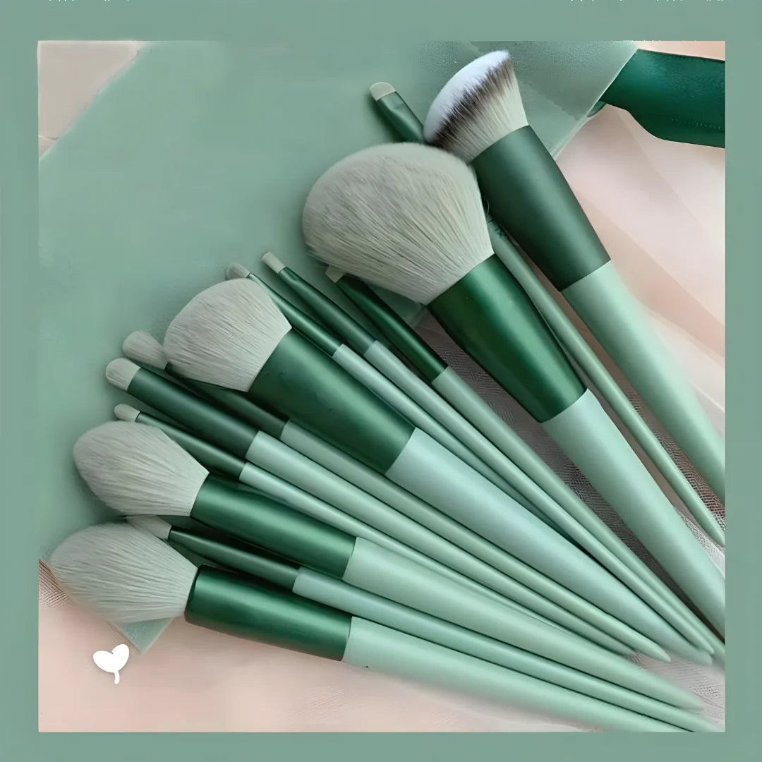 13 Pcs Makeup Brush with Pouch Set