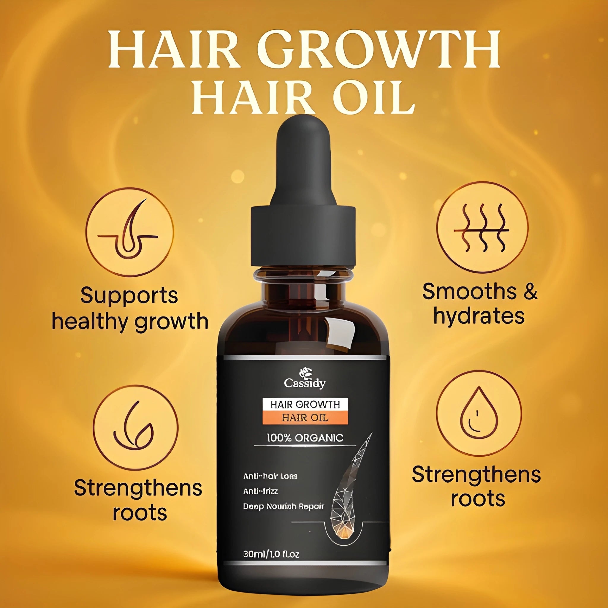 Hair Growth & Frizz Oil