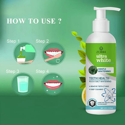 Zorba Ultra White Liquid Toothpaste 100ML (Pack of 2) Toothpaste