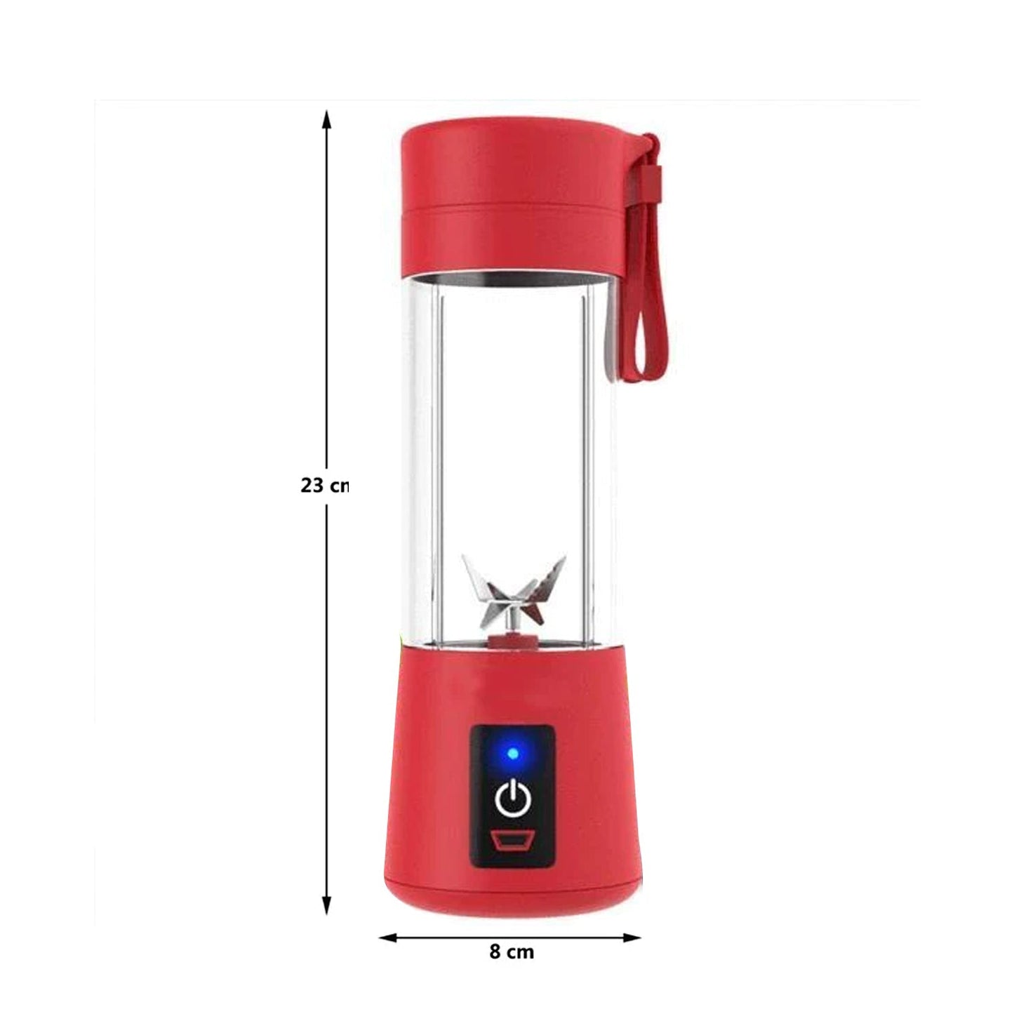 0133 Portable USB Electric Juicer - 6 Blades (Protein Shaker) 