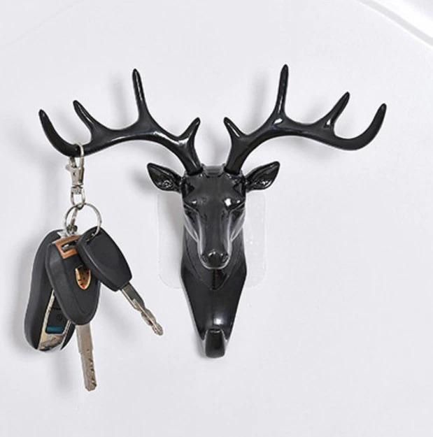 Hanging Hook- Self Adhesive Deer Head Hanging Hook