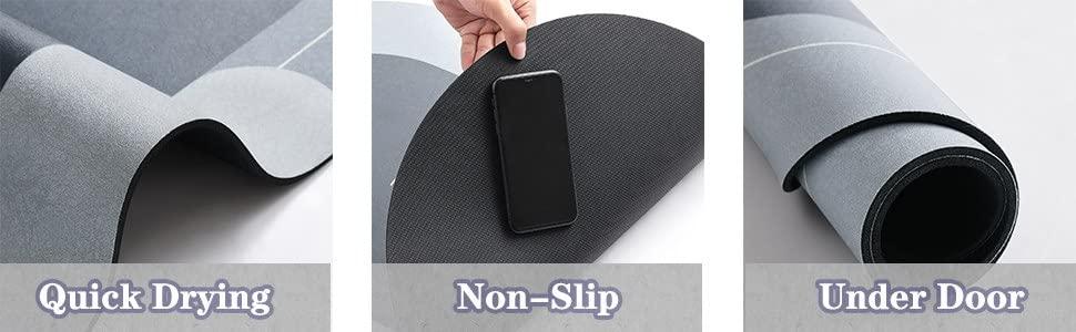 QuickDry Round Comfort Mat